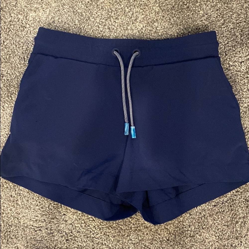 Athleta navy girls shorts